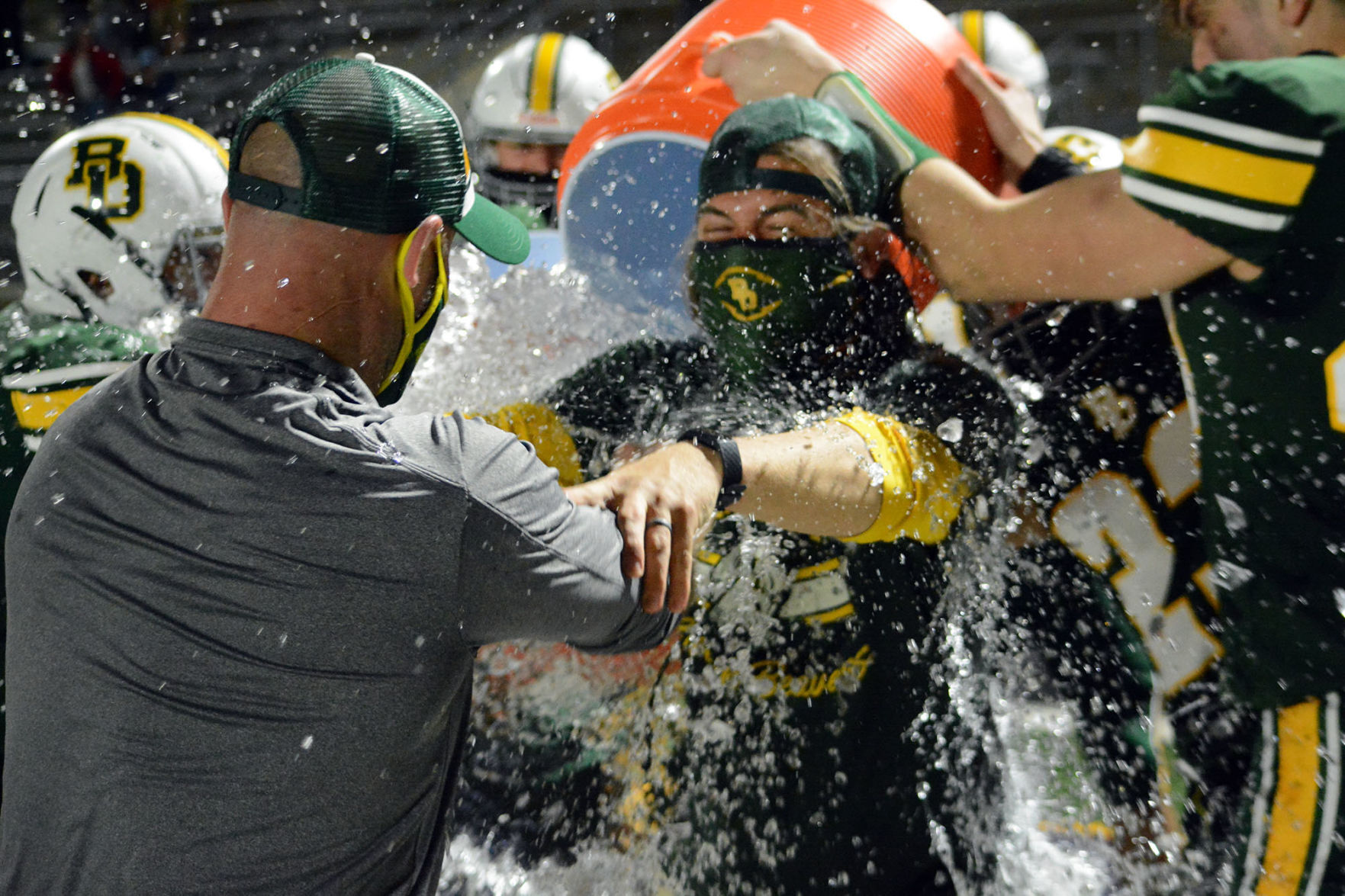 A victory celebration